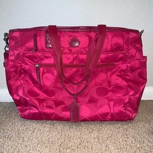 Coach diaper bag
